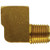 Midland Metal 28158S 90 deg Street Elbow, 3/8 in MIP x 3/8 in FIP, Brass