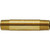 Midland Metal 28492 Long Nipple, 1 in 1 in, 4-1/2 in, Brass