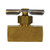 Midland Metal 1/8 BRASS NEEDLE VALVE - FPT X FPT - 31NV