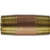 Midland Metal 40273 Seamless Pipe Nipple, 1 in MPT x 1 in MPT, 30 in, Brass