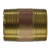 Midland Metal 40276 Seamless Pipe Nipple, 2 in MPT x 2 in MPT, 60 in, Brass