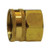 Midland Metal 5AS-12E Swivel FGH x Female Pipe, Garden Hose, 3/4 x 3/4 Fem Garden Hose To Fpt Swvl, Brass Fittings