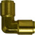 Midland Metal 650300 Union Elbow, 3/16 in Push-In x 3/16 in Push-In, Brass