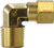 AMC 700069-0202 90 deg Elbow, 1/8 in Compression x 1/8 in MNPTF, Brass