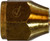 AMC 704014-03 Short Rod Nut, 3/16 in Female SAE Flared, Brass