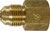 AMC 704046-0404 Adapter, 1/4 in SAE 45 deg Male Flared x 1/4 in FIP, Brass