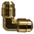 AMC 704055-04 90 deg Union Elbow, 1/4 in 45 deg Flared x 1/4 in 45 deg Flared, Brass