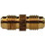 AMC 704056-0604 Reducing Union, 3/8 in 45 deg Male Flared x 1/4 in 45 deg Male Flared, Brass