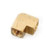 AMC 706100-04 Barstock 90 deg Elbow, 1/4 in FPT x 1/4 in FPT, Brass
