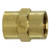 AMC 706103-06 Pipe Coupling, 3/8 in FPT x 3/8 in FPT, 1 in, Brass