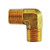 AMC 706230-04 90 deg Pipe Elbow, 1/4 in MNPTF x 1/4 in MNPTF, Brass