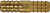 AMC 707014-03 Splicer, 3/16 in Hose Barbed x 3/16 in Hose Barbed, Brass