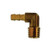 AMC 707020-0806 90 deg Elbow, 1/2 in Hose Barbed x 3/8 in MIP, Brass