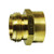 AMC 707480-1206 Rigid Adapter, 3/4 in MGH x 3/8 in FIP, Brass