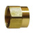 AMC 707482-1208 Rigid Adapter, 3/4 in FGH x 1/2 in FNPTF, Brass