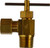 AMC 709103-0402 Needle Valve, 1/4 x 1/8 in Nominal, Compression x MIP, Brass Body