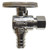Midland Metal 746435 90 deg Angle Supply Stop, 1/2 x 3/8 in Nominal, PEX x Compression, Brass Body