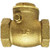 Midland Metal 940358LF Swing Check Valve, 2-1/2 in Nominal, FIP x FIP, Brass Body, Import