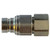 Midland Metal FF Series FF1234M Flat Flush Face Plug, 3/4 in FNPT, Steel