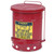 Justrite 9300 10 Gallon Oily Waste Canw/Lever