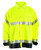 Occunomix LUX-TJR-YL Rainjcktw/Hood 3Mbeadedtape Zip/Snap Cl3 Yel L