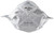 3M Disposable Respirator,N95,Universal,PK50 9105