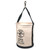 Klein Tools 5109PS Canvas Bucket, Wide Straight-Wall with Pocket, Swivel Snap, 12-Inch
