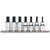 Proto J4990-MST 7Pc. 3/8Drive Hex Bit Metri (1 SET)