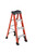 LOUISVILLE Stepladder,Fiberglass,4 ft. H,375 lb Cap FS1404HD