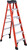 LOUISVILLE Stepladder,Fiberglass,6 ft. H,375 lb Cap FS1406HD