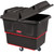 RUBBERMAID Cube Truck,HDPE,Black,16.0 cu. ft. FG471600BLA