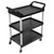 RUBBERMAID Utility Cart,200 lb. Load Cap.,Plastic FG342488BLA