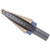 IRWIN UNIBIT Step Drill Bit,Cobalt,9 Sizes,1/4-3/4 In 10233cb