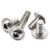 M4 x 0.70mm x 16 mm Flanged Button Head Cap Screw 316 Stainless PK 50