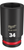 Milwaukee 49-66-6409 SHOCKWAVE Impact Duty 3/4" Drive 34MM Deep 6 Point Socket