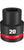 Milwaukee 49-66-6358 SHOCKWAVE Impact Duty 3/4" Drive 20MM Standard 6 Point Socket