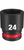 Milwaukee 49-66-6256 SHOCKWAVE Impact Duty 1/2" Drive 24MM Standard 6 Point Socket