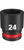 Milwaukee 49-66-6256 SHOCKWAVE Impact Duty 1/2" Drive 24MM Standard 6 Point Socket