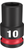 Milwaukee 49-66-6134 SHOCKWAVE Impact Duty 3/8" Drive 10MM Standard 6 Point Socket