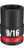 Milwaukee 49-66-6107 SHOCKWAVE Impact Duty 3/8" Drive 9/16" Standard 6 Point Socket