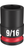 Milwaukee 49-66-6107 SHOCKWAVE Impact Duty 3/8" Drive 9/16" Standard 6 Point Socket
