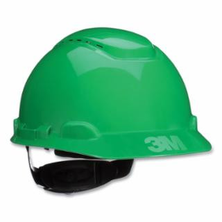 3M 7100240003 Hard Hat H-704Sfv-Uv Green Vented 4-Point