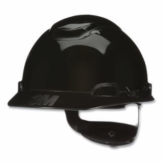3M 7100240001 Hard Hat H-712Sfr-Uv Black 4-Point
