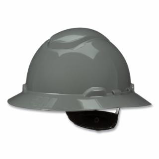 3M 7100240025 Full Brim Hard Hat H-808Sfr-Uv Grey 4-Point