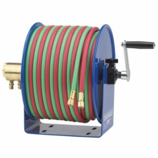 Coxreels 112W-1-100 Hand Crank 1/4Inx100Ft Twin-Line-With Hose