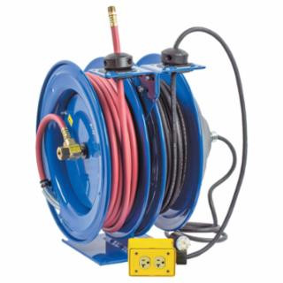 Coxreels C-L350-5012-B Du Purp El/Air Spring Rew Reels: 50' 3/8" I.D.