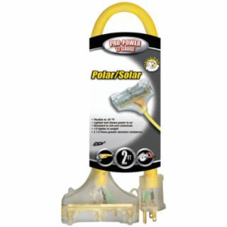 Southwire 3482SW0002 3-Way 2' Tri-Source Allweather Cord-Lighte