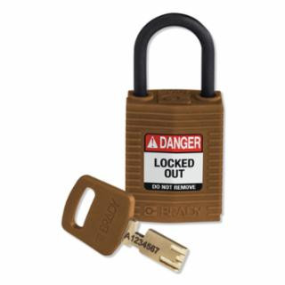 Brady CPT-BRN-25PL-KD Comp Nylon Lock Brn 25 mm plastic Shkl Kd
