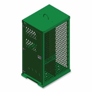 Saf-T-Cart STS-12FW-2-NFL-GALV Cage- Galvanized-12 Cylinder-No Fork Stirrups
