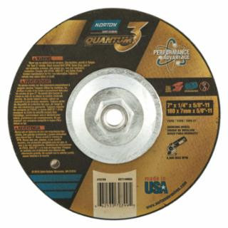 Norton 66253370799 Sg20Q-7"X1/4"X5/8-11-T27Nor-Quantum3